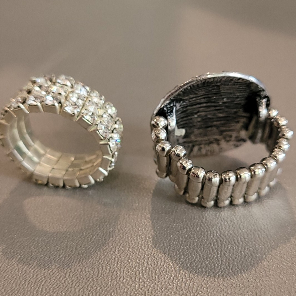 Stretchy Rings Set - Picture 2 of 2